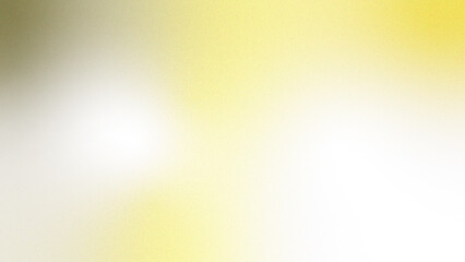 Yellow white black abstract background. Color gradient ombre blend. Smooth transition. Bright light glow shimmer shine. Metallic texture illusion. Noise grain blur. Soft flow contrast design