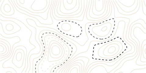 Abstract golden topographic contours lines of mountains. Topography map art curve drawing. vector illustration.