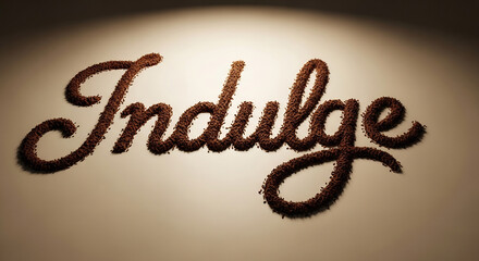 Indulge Chocolate Word Art for World Chocolate Day