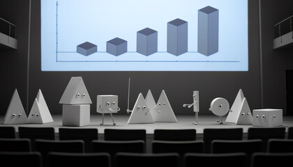 Geometric figures create fun learning moments in class