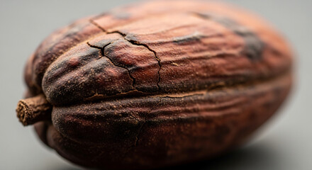 Close-up of a Cocoa Bean for World Chocolate Day