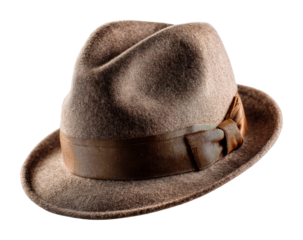 Classic fedora hat display product modern style view