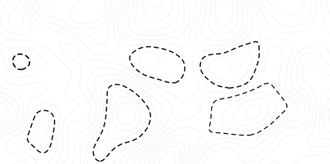 Topographic map Topographic contour lines map seamless pattern. Abstract topo contour map on white background. Geographic mountain relief diagram line wave carve pattern