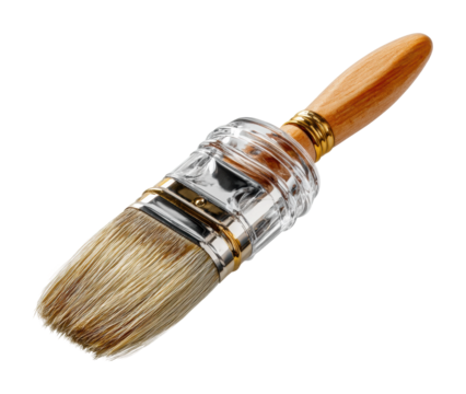 Action with a brush in a creative tools perspective