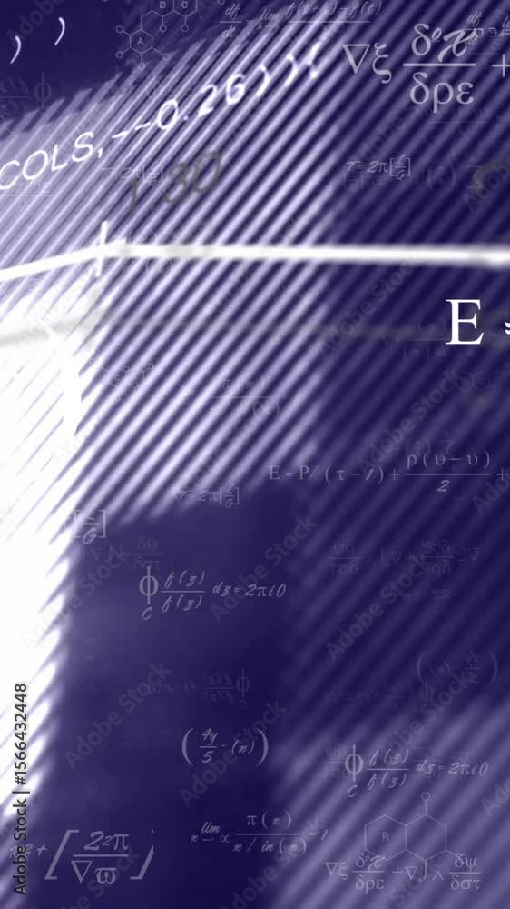 Poster animation of scientific data processing over network of connections