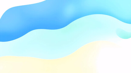 minimal abstract blue and yellow gradient fluid shapes with smooth artistic design and soft flowing background