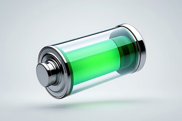 Full battery power charge energy green technology renewable efficiency lithium ion electrical device