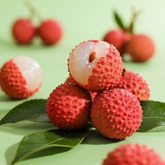 strawberries on a white background