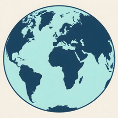 world map globe