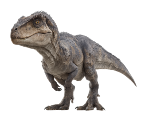 Dinosaur walking in nature realistic model detailed