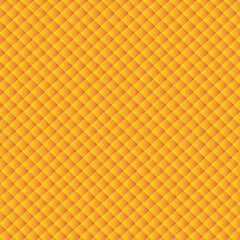 Seamless Orange Diamond Checkered Pattern Vector with Bright Glow Effect.