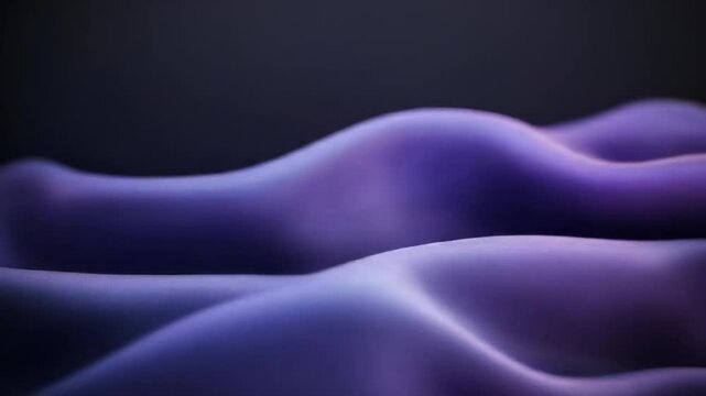 Soft, purple, flowing form, abstract, blurred