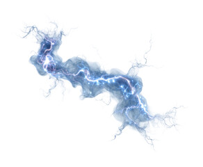 Electric storm lightning bolt digital abstract