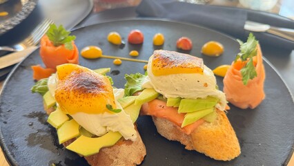 easter cake with eggs