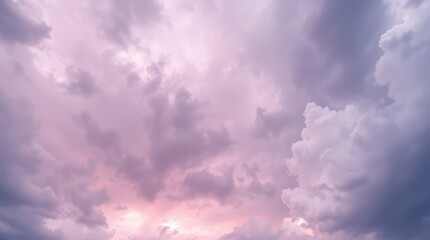 Pink and Purple Cloudscape