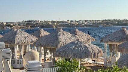 umbrellas on the beach