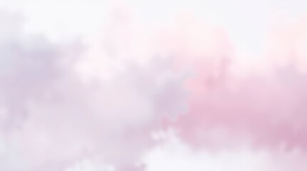 Pastel Clouds in Pink and Purple