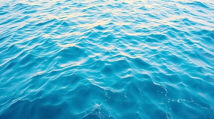 Calm Blue Ocean Surface