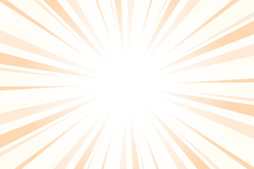 Obraz premium Light orange sunburst background. Abstract sun light rays background. 