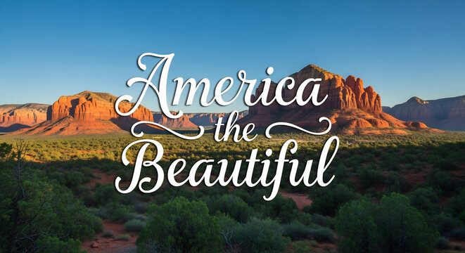 America the Beautiful Landscape for Keep America Beautiful Week