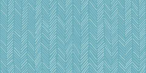 Knitted texture. Repeating geometric pattern. Dusty Blue Seamless Pattern with random lines. Aesthetic endless background with hand drawn stripes. Abstract vector for wallpaper, packaging, textile