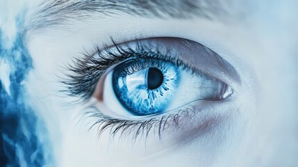 digital white blue