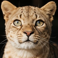 Naklejka premium portrait of a lynx