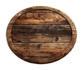 Rustic wooden barrel display vintage warm atmosphere