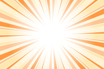 Obraz premium Royal orange sunburst background. Abstract sun light rays background. 