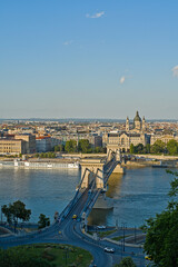 Obraz premium The Chain Bridge in Budapest