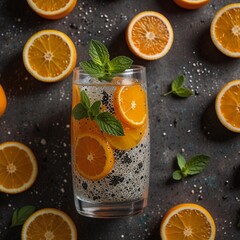 Zesty Orange Mint Summer Sipper