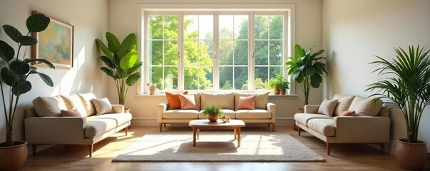 A serene and peaceful mediation center interior, featuring natural light, comfortable seating, and calming decor, ideal for conflict resolution and dispute settlement , calm, resolution, decor