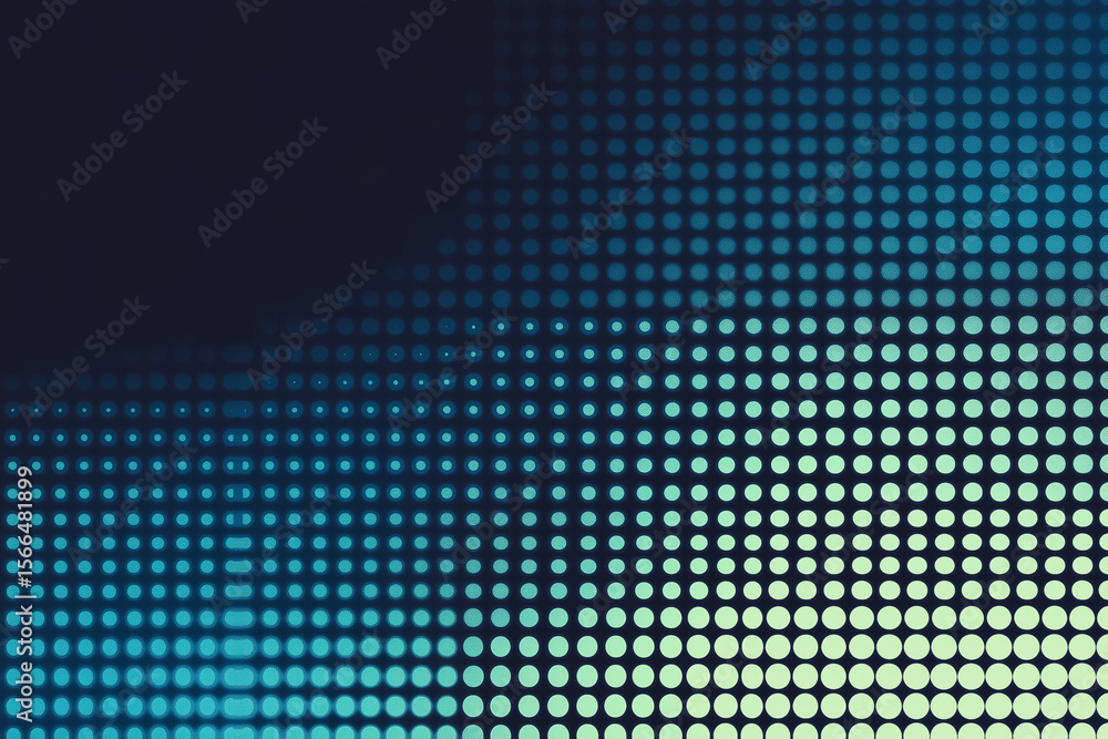 Poster halftone horizontal gradient pattern background