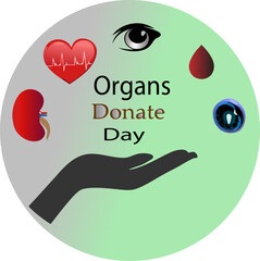 Organ donates day photo and social media post