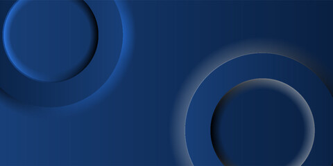 Abstract blue circle background. Vector illustration design for presentation, banner, cover, web, flyer, card, poster, wallpaper, texture.