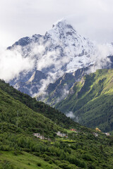 Fototapeta premium mountain landscape with clouds