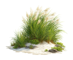 Beach grass growth coastal area nature