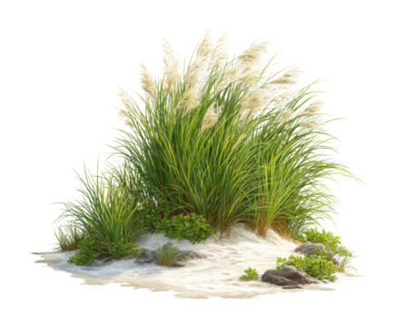 Beach grass growth coastal area nature