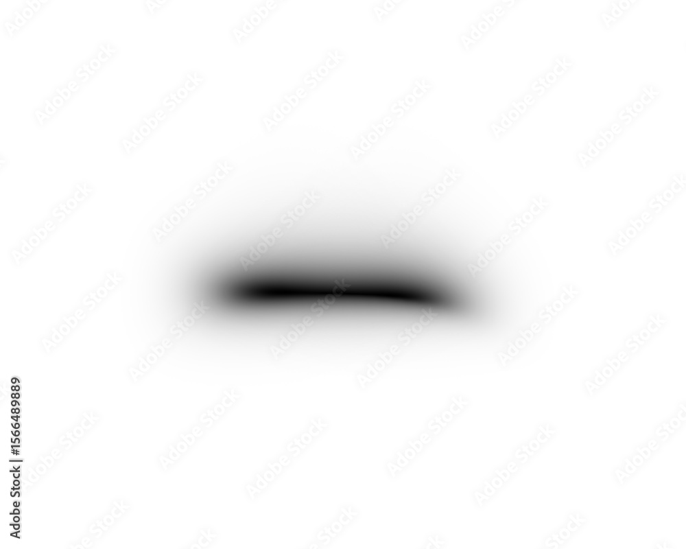 Aufkleber Shadow effect overlay isolated on transparent background. Product shadow effect PNG