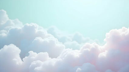 bright color clouds background with soft pastel perfect for branding social media and web design