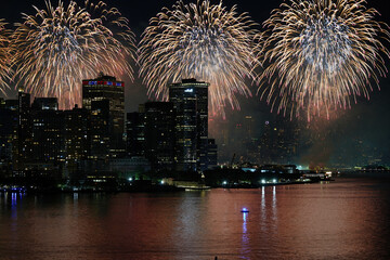 New York City 4th of July fireworks.