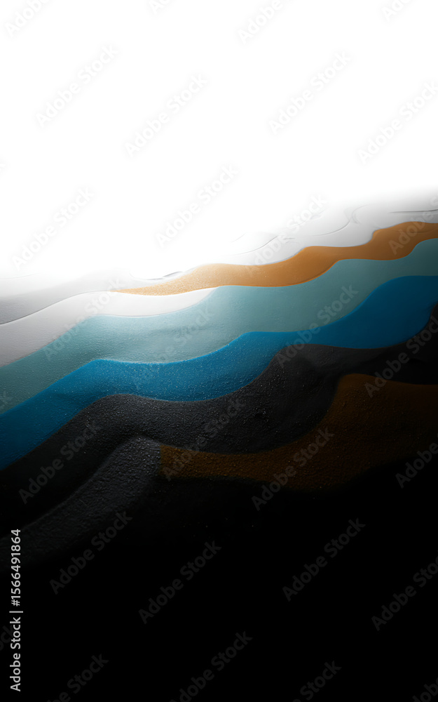 Poster Abstract waves create a textured gradient background