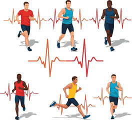 Create a kinds of deferent silhouette, sport, vector, soccer, football, people, ball, player, run, illustration, sports, competiti vector art with white background.