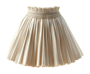 Elegant pleated skirt fashion showcase product neutral