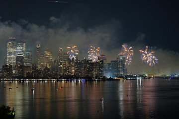 New York City 4th of July fireworks.