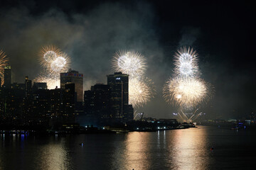 New York City 4th of July fireworks.