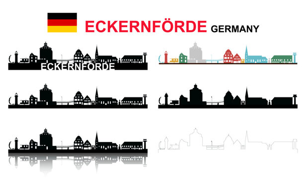Eckernf&ouml;rde Skyline " NO AI "