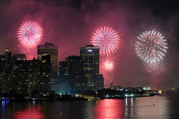 New York City 4th of July fireworks.