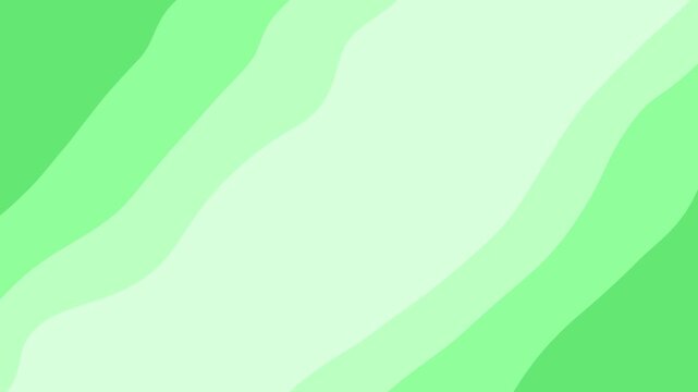 Abstract corporate light green wave shape motion 4k background seamless looping