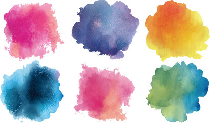 Colorful paint strokes. Set of colorful brush strokes, lines, Brush stain. Grungy brushes collection. Vector black paint brush. Brush strokes isolated on transparent background